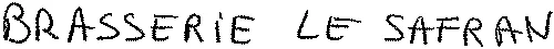 BRASSERIE LE SAFRAN