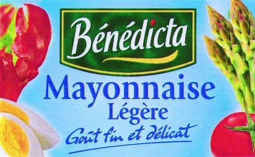 BENEDICTA MAYONNAISE LEGERE GOUT FIN ET DELICAT