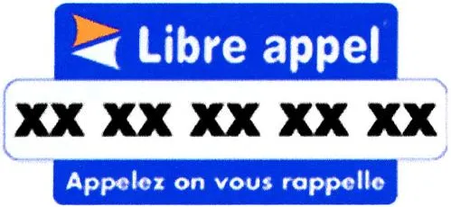 LIBRE APPEL APPELEZ ON VOUS RAPPELLE