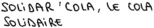 SOLIDAR'COLA, LE COLA SOLIDAIRE