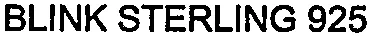 BLINK STERLING 925