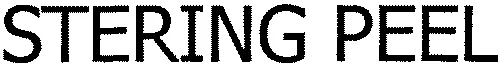STERING PEEL
