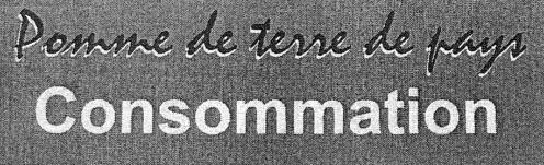 POMME DE TERRE DE PAYS CONSOMMATION