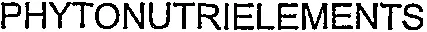 PHYTONUTRIELEMENTS