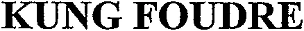KUNG FOUDRE
