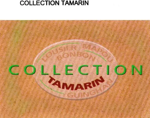 COLLECTION TAMARIN LOUSIER MAPOU BONBON GUINGHAN