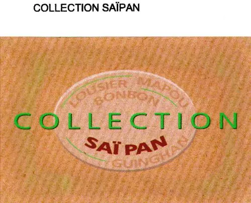COLLECTION SAÏPAN LOUSIER MAPOU BONBON GUINGHAN
