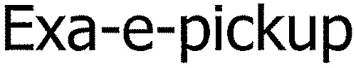 Exa-e-pickup