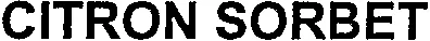 CITRON SORBET