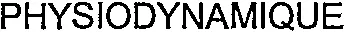PHYSIODYNAMIQUE