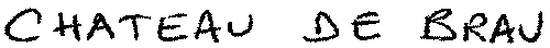 CHATEAU DE BRAU