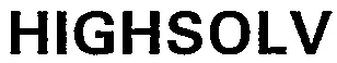 HIGHSOLV