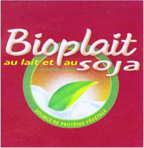BIOPLAIT AU LAIT ET AU SOJA AU BIFIDUS ACTIF SOURCE DE PROTEINE VÉGÉTALE