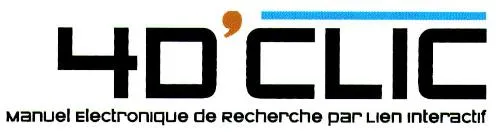4D'CLIC MANUEL ELECTRONIQUE DE RECHERCHE PAR LIEN INTERACTIF
