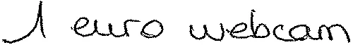 1 euro webcam