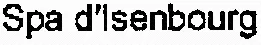 Spa d'Isenbourg