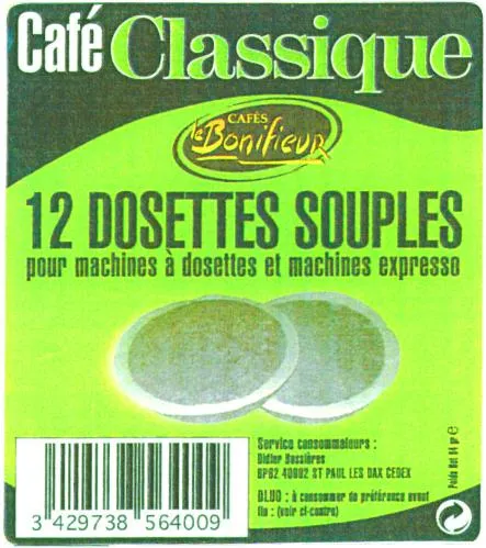 CAFÉS LE BONIFIEUR CAFÉ CLASSIQUE