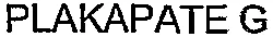 PLAKAPATE G