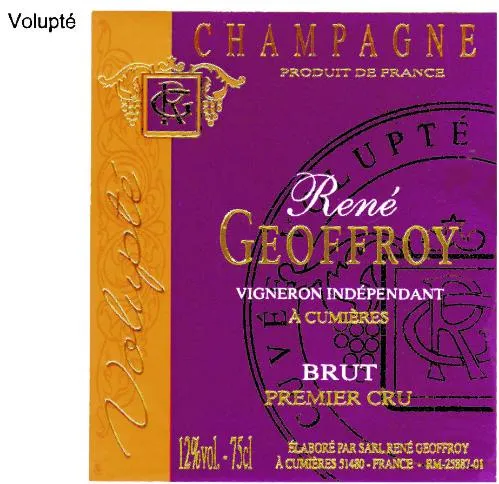 RG RENE GEOFFROY CUVEE VOLUPTE