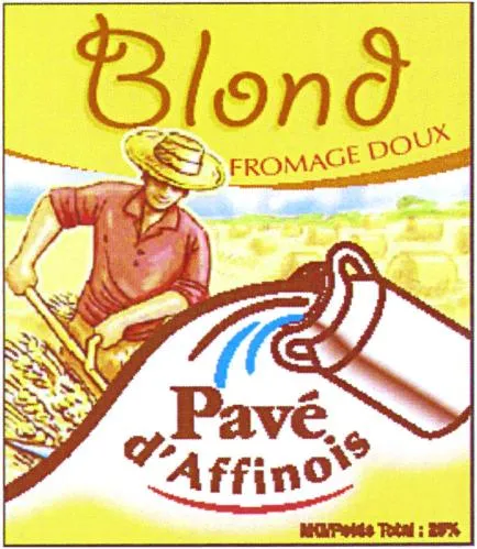 Blond FROMAGE DOUX Pavé d'Affinois