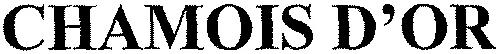 CHAMOIS D'OR