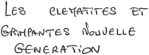 LES CLEMATITES ET GRIMPANTES NOUVELLE GENERATION