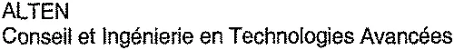 ALTEN Conseil et Ingénierie en Technologies Avancées