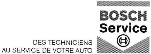 BOSCH SERVICE DES TECHNICIENS AU SERVICE DE VOTRE AUTO