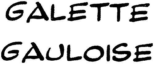 GALETTE GAULOISE