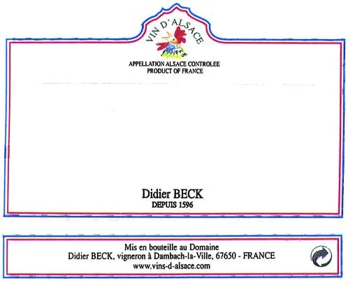 DIDIER BECK depuis 1596