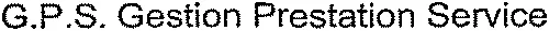 G.P.S. Gestion Prestation Service