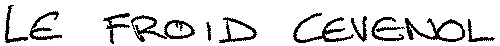 LE FROID CEVENOL