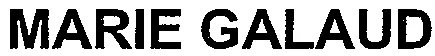 MARIE GALAUD