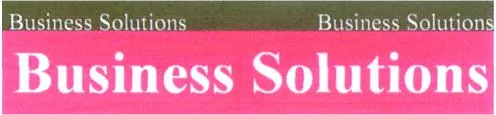 BUSINESS SOLUTIONS