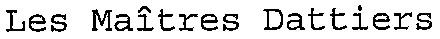 Les Maîtres Dattiers