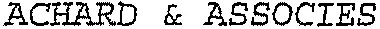 ACHARD & ASSOCIES