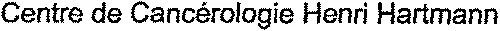 Centre de Cancérologie Henri Hartmann
