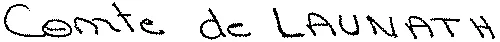 Comte de LAUNATH