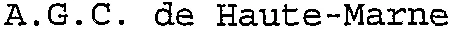 A.G.C. de Haute-Marne