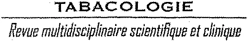 TABACOLOGIE Revue multidisciplinaire scientifique et clinique