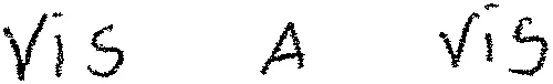 VIS A VIS