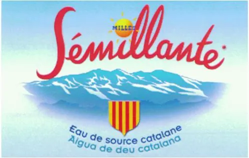 MILLES SEMILLANTE EAU DE SOURCE CATALANE ALGUA DE DEU CATALANA