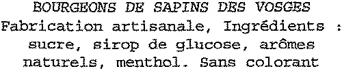 BOURGEONS DE SAPINS DES VOSGES