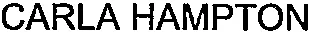 CARLA HAMPTON