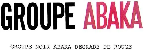 GROUPE ABAKA