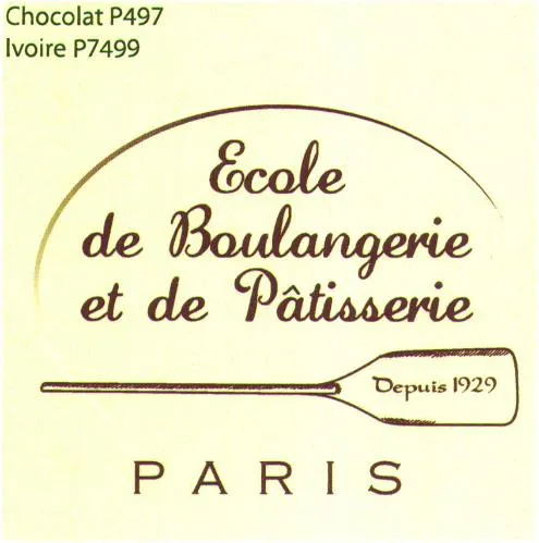 Chocolat P497 Ivoire P7499 Ecole de Boulangerie et de Pâtisserie Depuis 1929 PARIS