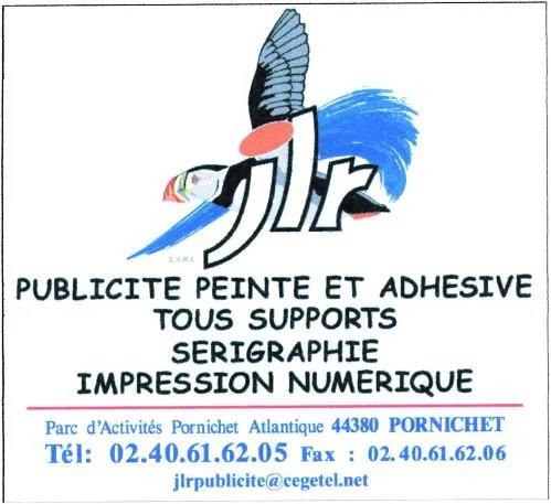 JLR PUBLICITE PEINTE ET ADHESIVE TOUS SUPPORTS SERIGRAPHIE IMPRESSION NUMERIQUE