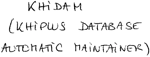 KHIDAM (KHIPLUS DATABASE AUTOMATIC MAINTAINER)