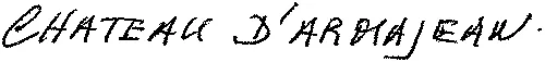 CHATEAU D'ARMAJEAN