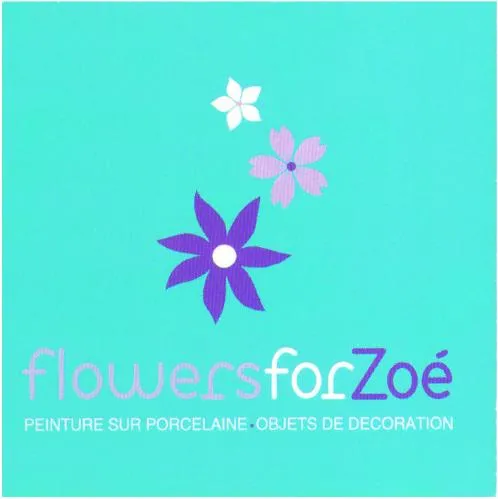 Flowers for Zoé PEINTURE SUR PORCELAINE OBJETS DE DECORATION